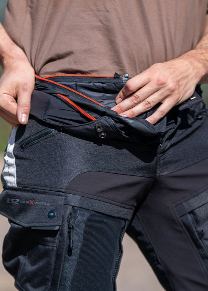 LS2 PANT X-MASTER MAN BLACK GREY