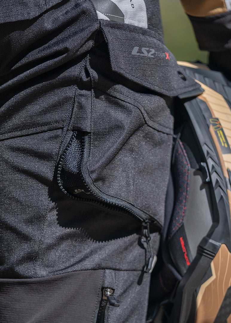 LS2 PANT X-MASTER MAN BLACK GREY