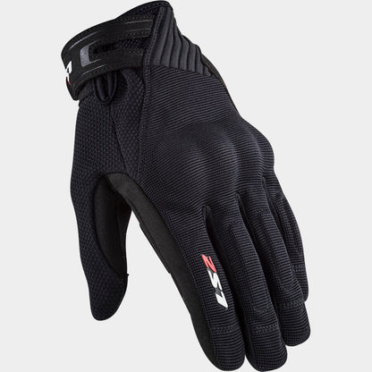 LS2 DART II RIDING GLOVES BLACK
