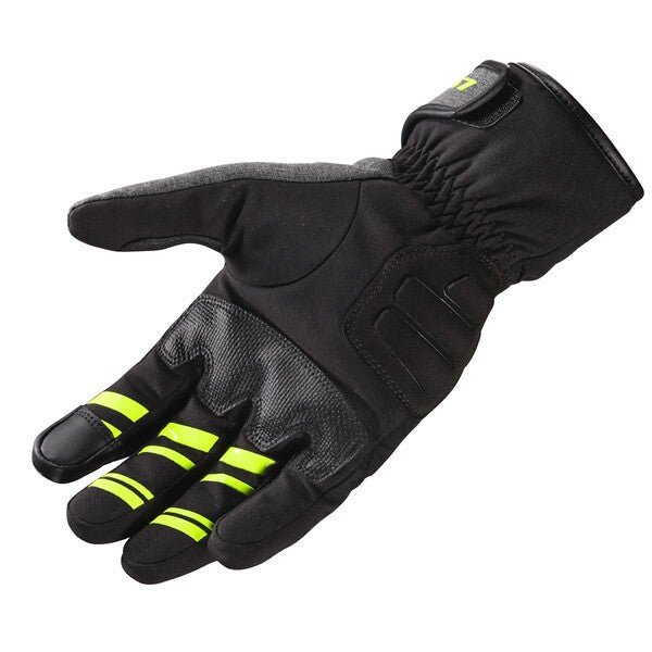 LS2 URBS II BLACK GREY YELLOW RIDING GLOVES