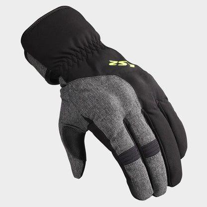 LS2 URBS II BLACK GREY YELLOW RIDING GLOVES