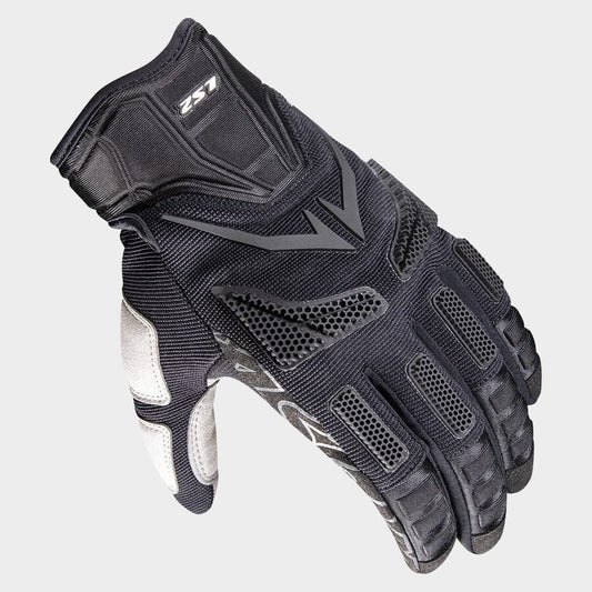 LS2 RAVIN MAN RIDING GLOVES BLACK