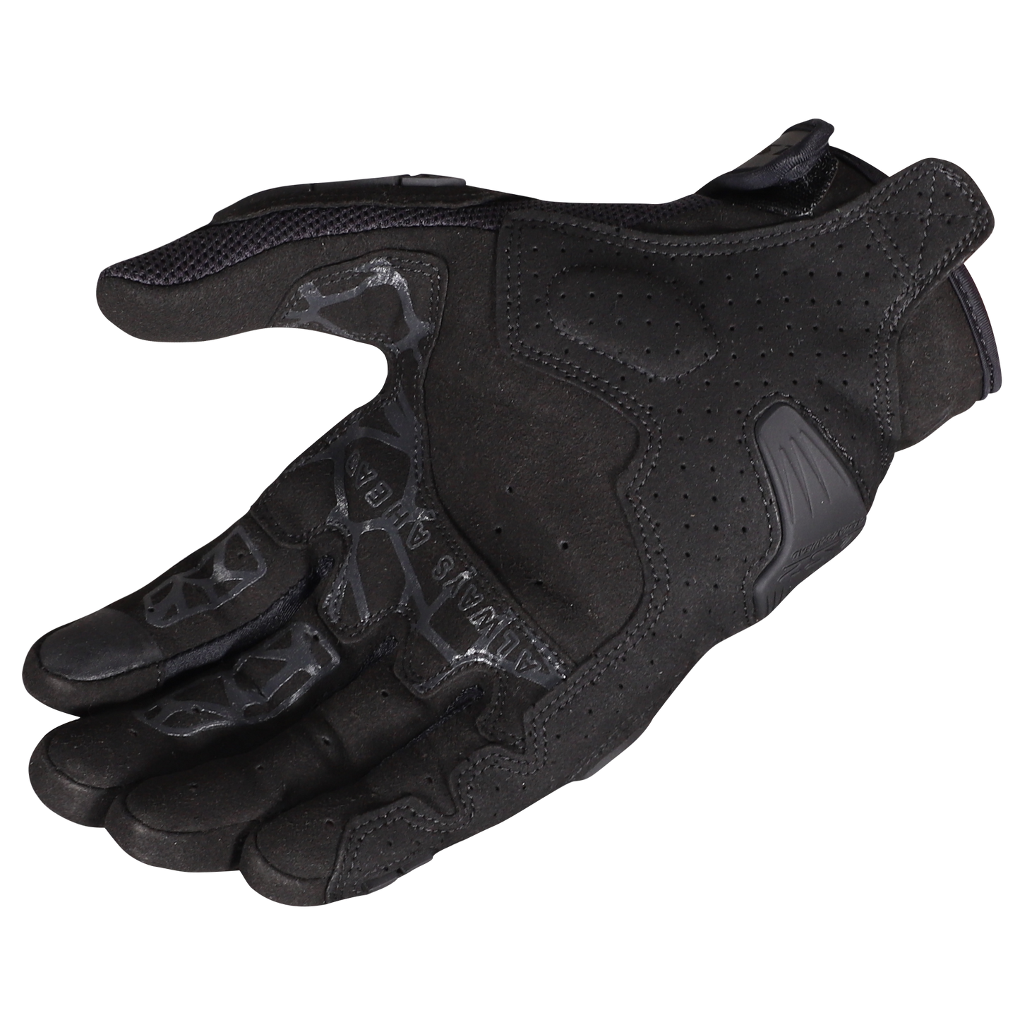 LS2 ALL TERRAIN II BLACK RIDING GLOVES