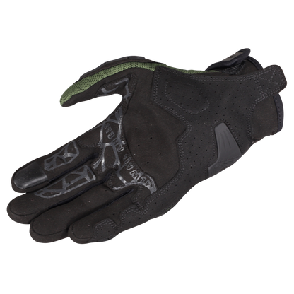 LS2 ALL TERRAIN II BLACK GREEN  RIDING GLOVES