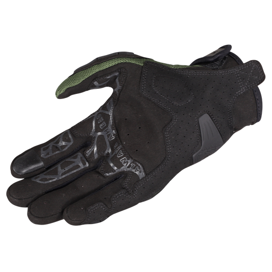 LS2 ALL TERRAIN II BLACK GREEN  RIDING GLOVES