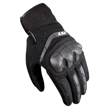 LS2 KUBRA RIDING GLOVES BLACK