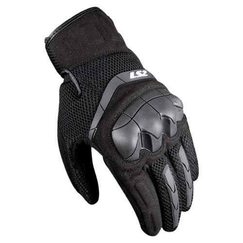 LS2 KUBRA RIDING GLOVES BLACK