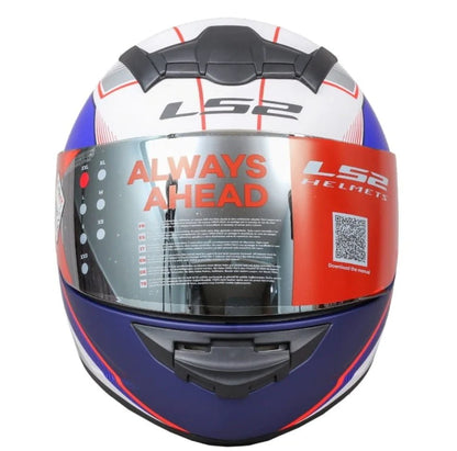 FF352 KASCAL MATT WHITE BLUE RED