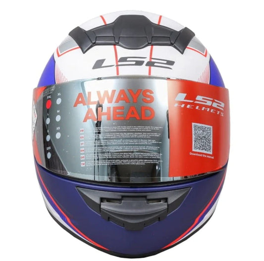 FF352 KASCAL MATT WHITE BLUE RED