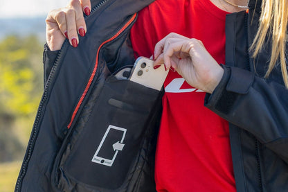 LS2 SERRA MESH BLACK RED JACKET