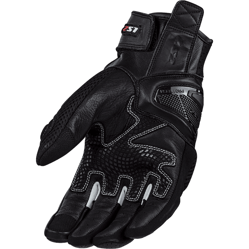 LS2 SPARK II AIR GLOVES BLACK H-V YELLOW