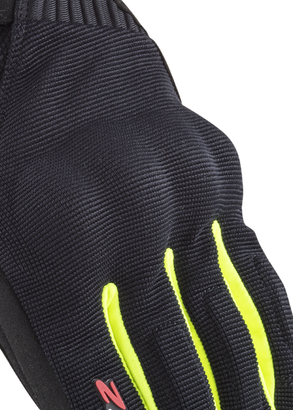 LS2 DART II RIDING GLOVES BLACK H-V YELLOW