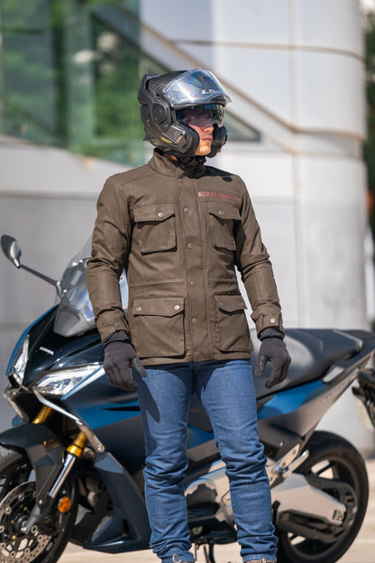 LS2 LIBERTY MAN JACKET BROWN