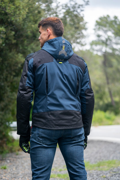 LS2 JACKET ZIRCONIUM EVO BLUE BLACK YELLOW