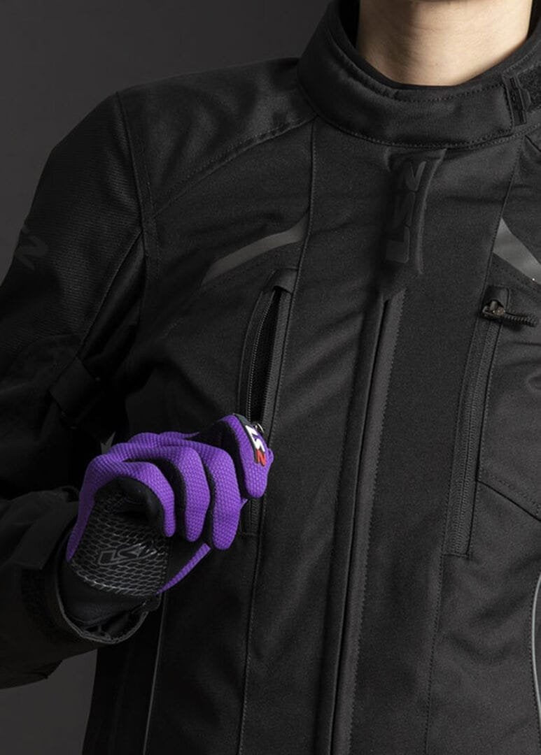 LS2 SERRA MESH BLACK RED JACKET