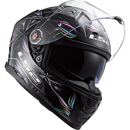 FF811 VECTOR II TROPICAL GLOSS BLACK WHITE