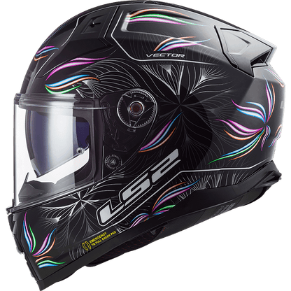 FF811 VECTOR II TROPICAL GLOSS BLACK WHITE