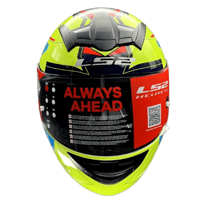 FF352 ROOKIE BETHA HI VIZ YELLOW NAVY BLUE