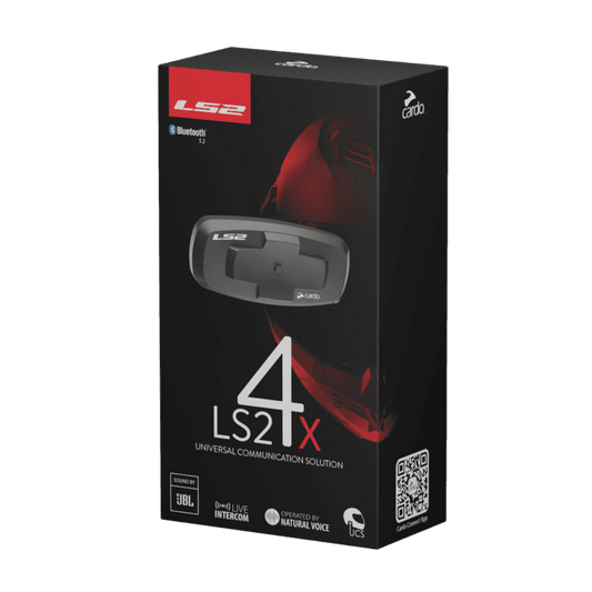 LS2 INTERCOM 4X UCS MOTORCYCLE BLUETOOTH COMMUNICATION SYSTEM