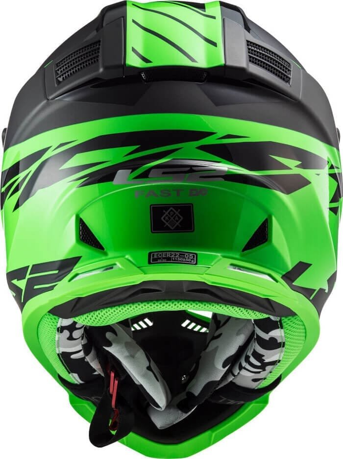 MX437 FAST EVO ROAR MATT-GLOSS BLACK GREEN