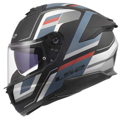 FF320 STREAM II VINTAGE MATT BLACK GREY RED-06