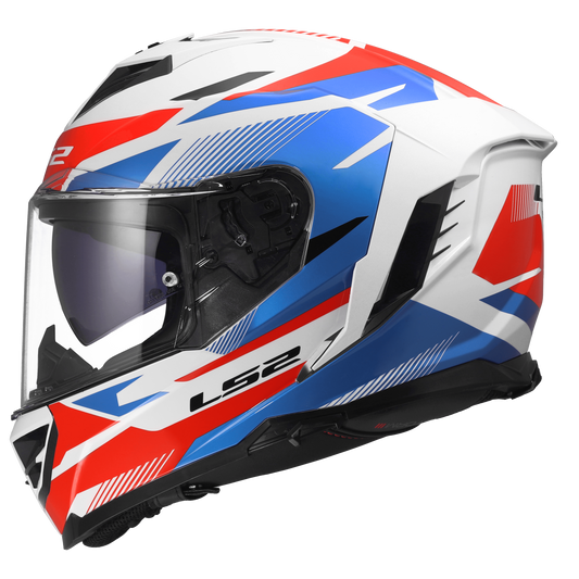 FF818 STORM III KOMAI WHITE BLUE RED