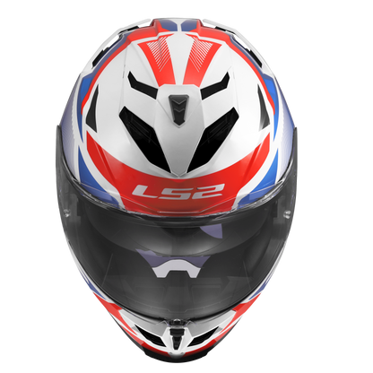 FF818 STORM III KOMAI WHITE BLUE RED