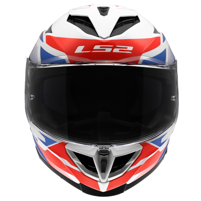 FF818 STORM III KOMAI WHITE BLUE RED