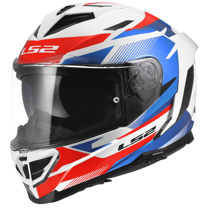 FF818 STORM III KOMAI WHITE BLUE RED