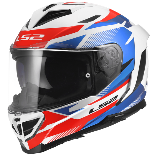 FF818 STORM III KOMAI WHITE BLUE RED