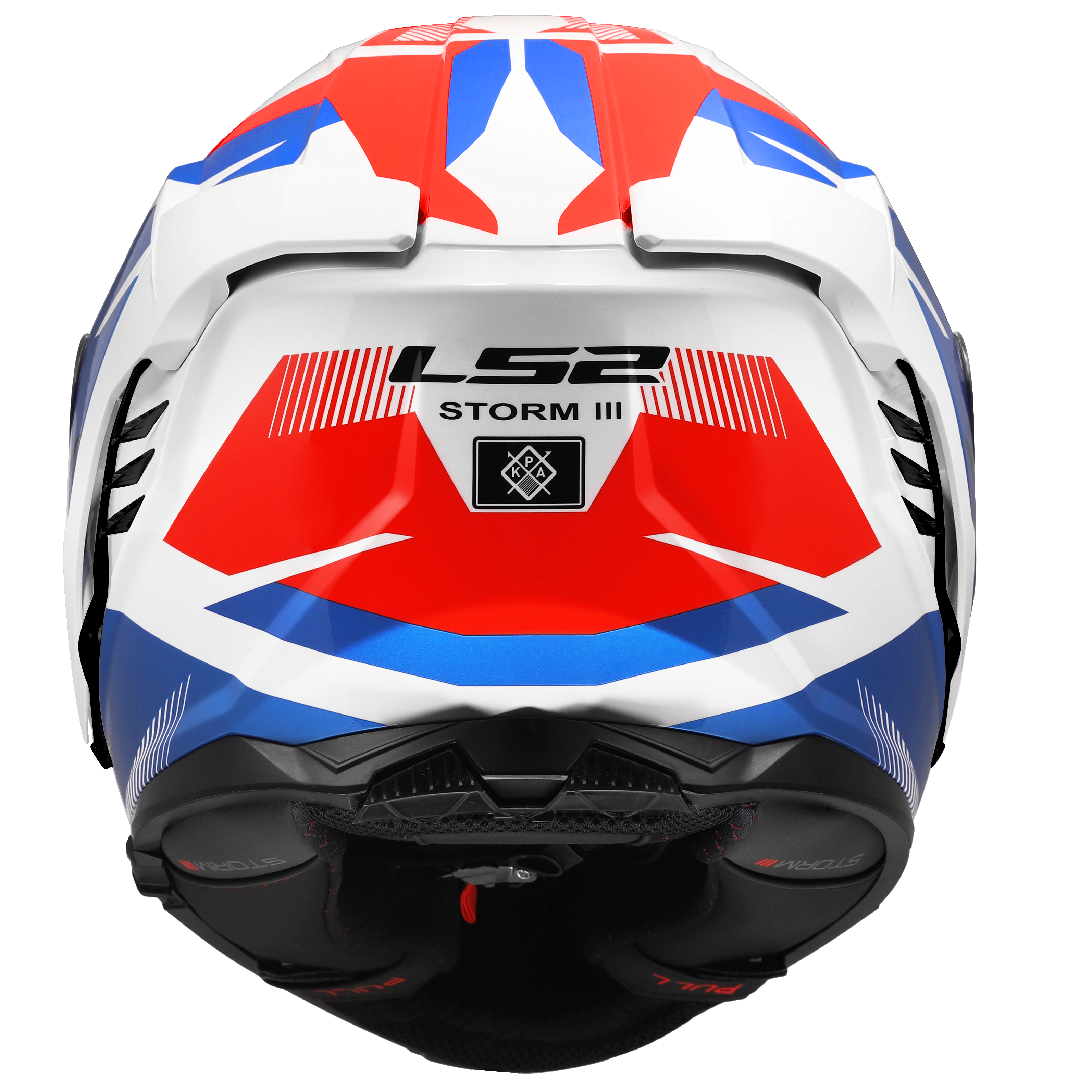 FF818 STORM III KOMAI WHITE BLUE RED