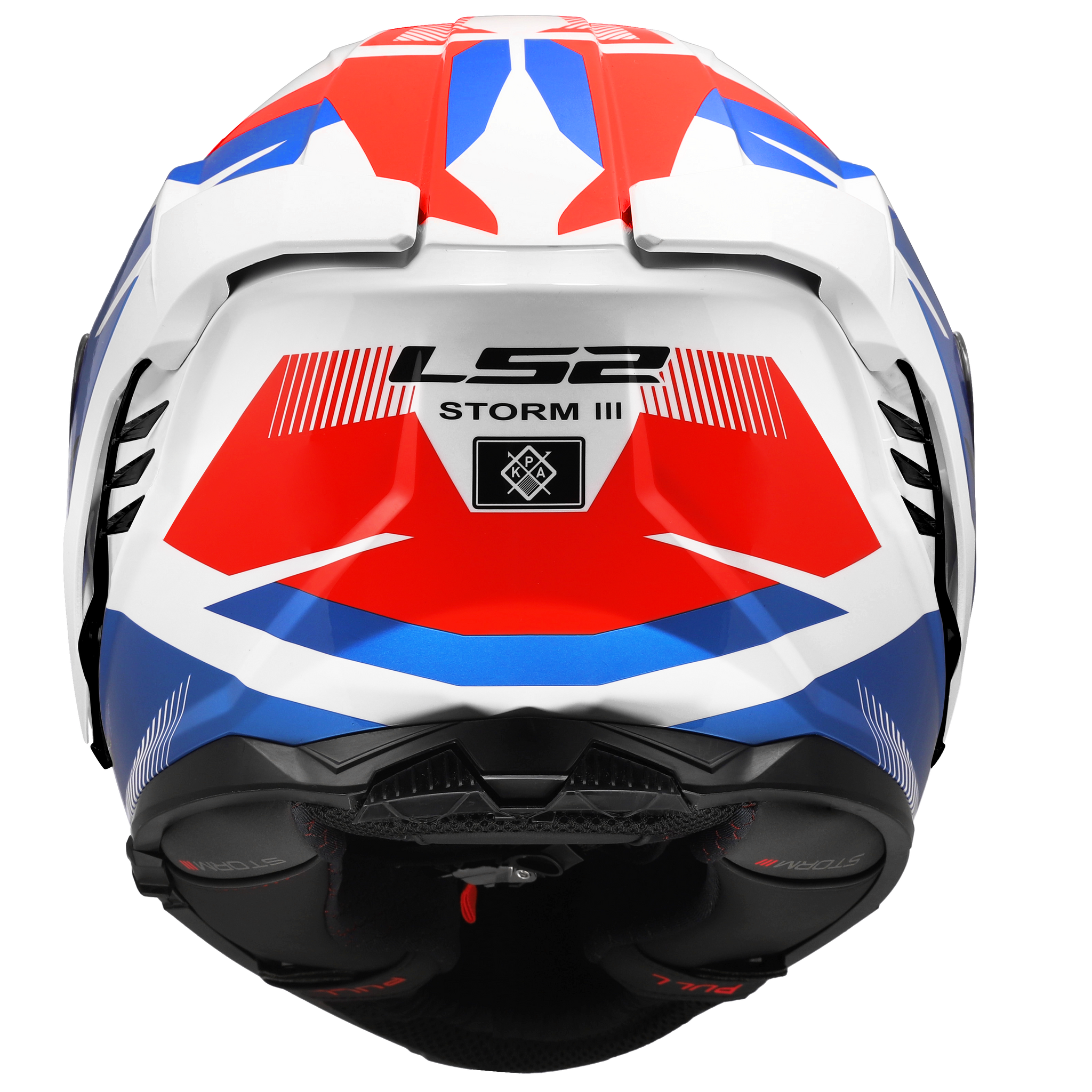 FF818 STORM III KOMAI WHITE BLUE RED