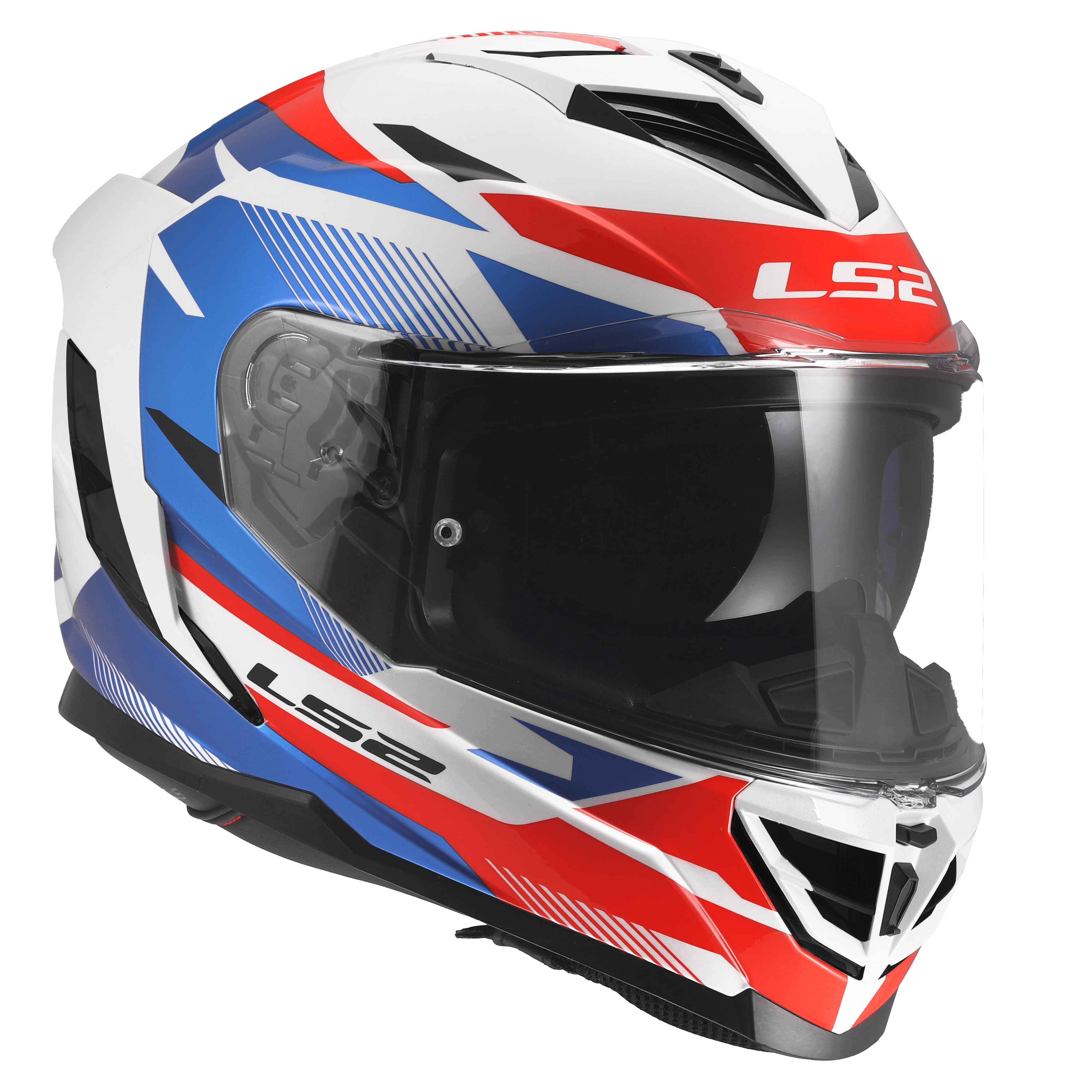 FF818 STORM III KOMAI WHITE BLUE RED