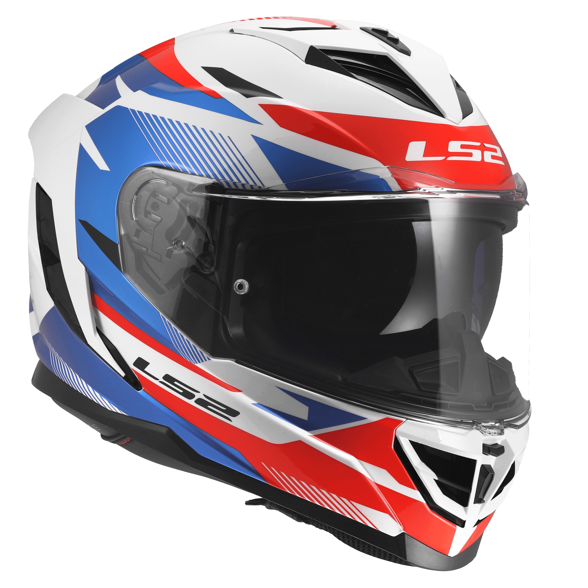 FF818 STORM III KOMAI WHITE BLUE RED
