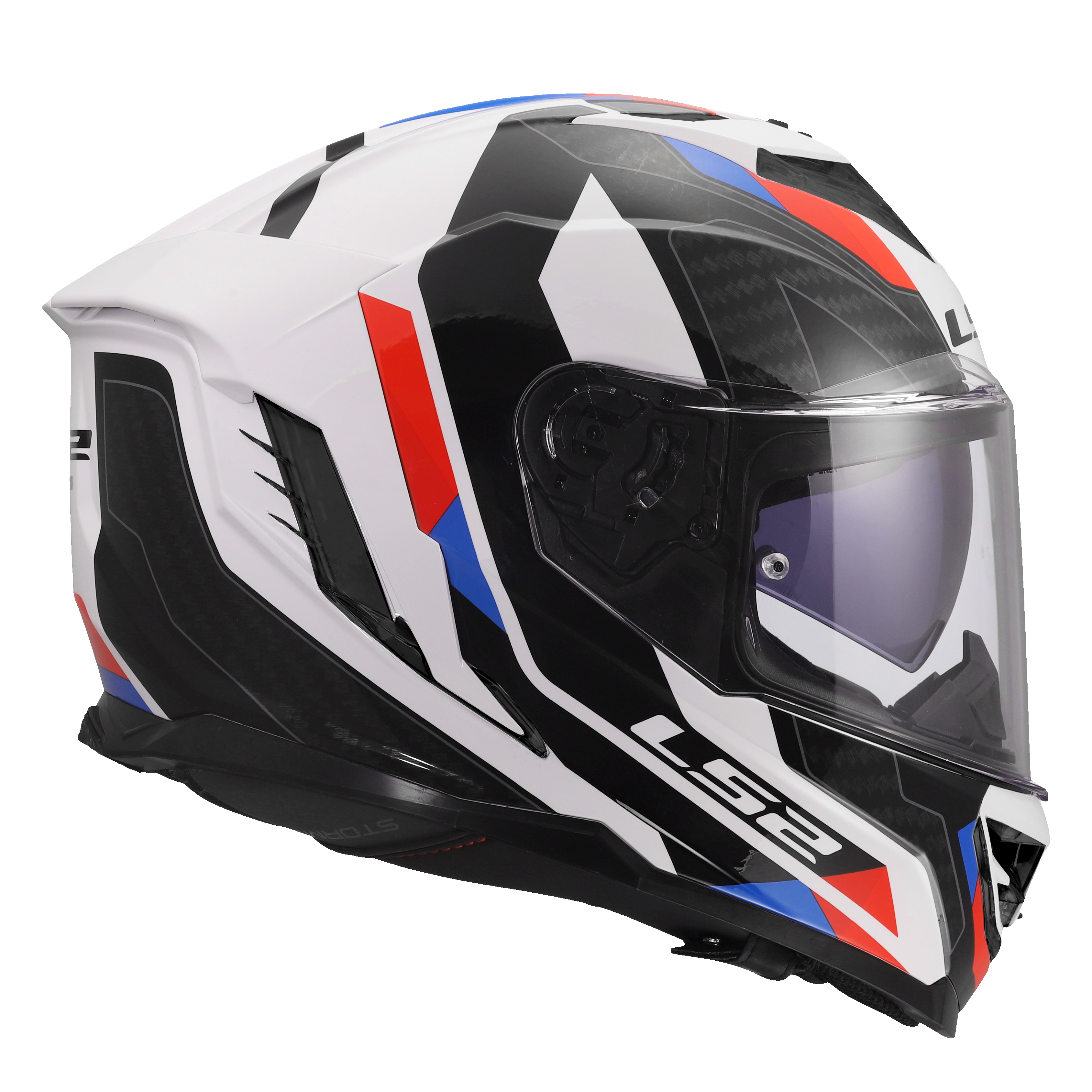FF818 STORM III SPORTY WHITE BLUE RED