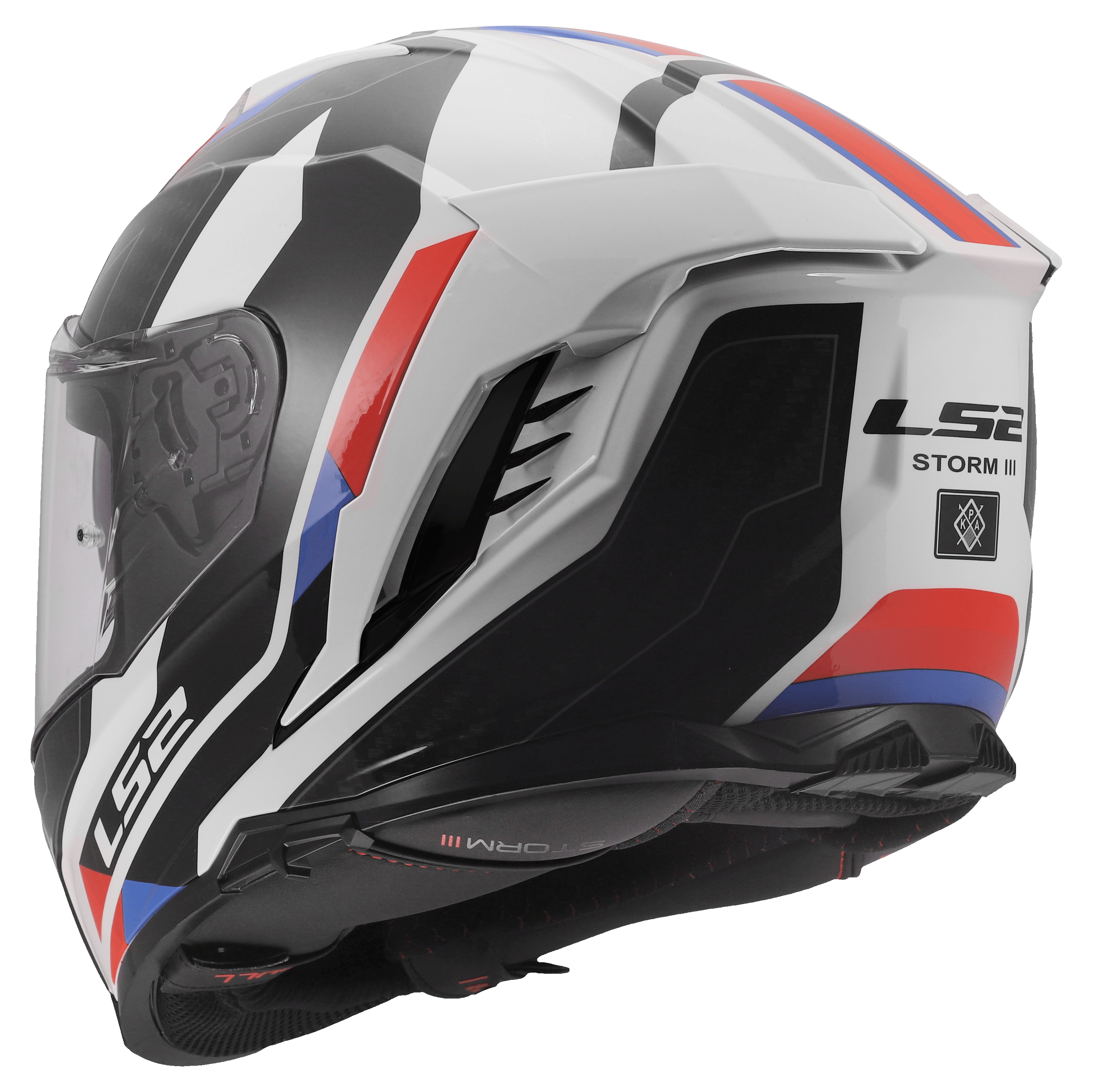 FF818 STORM III SPORTY WHITE BLUE RED