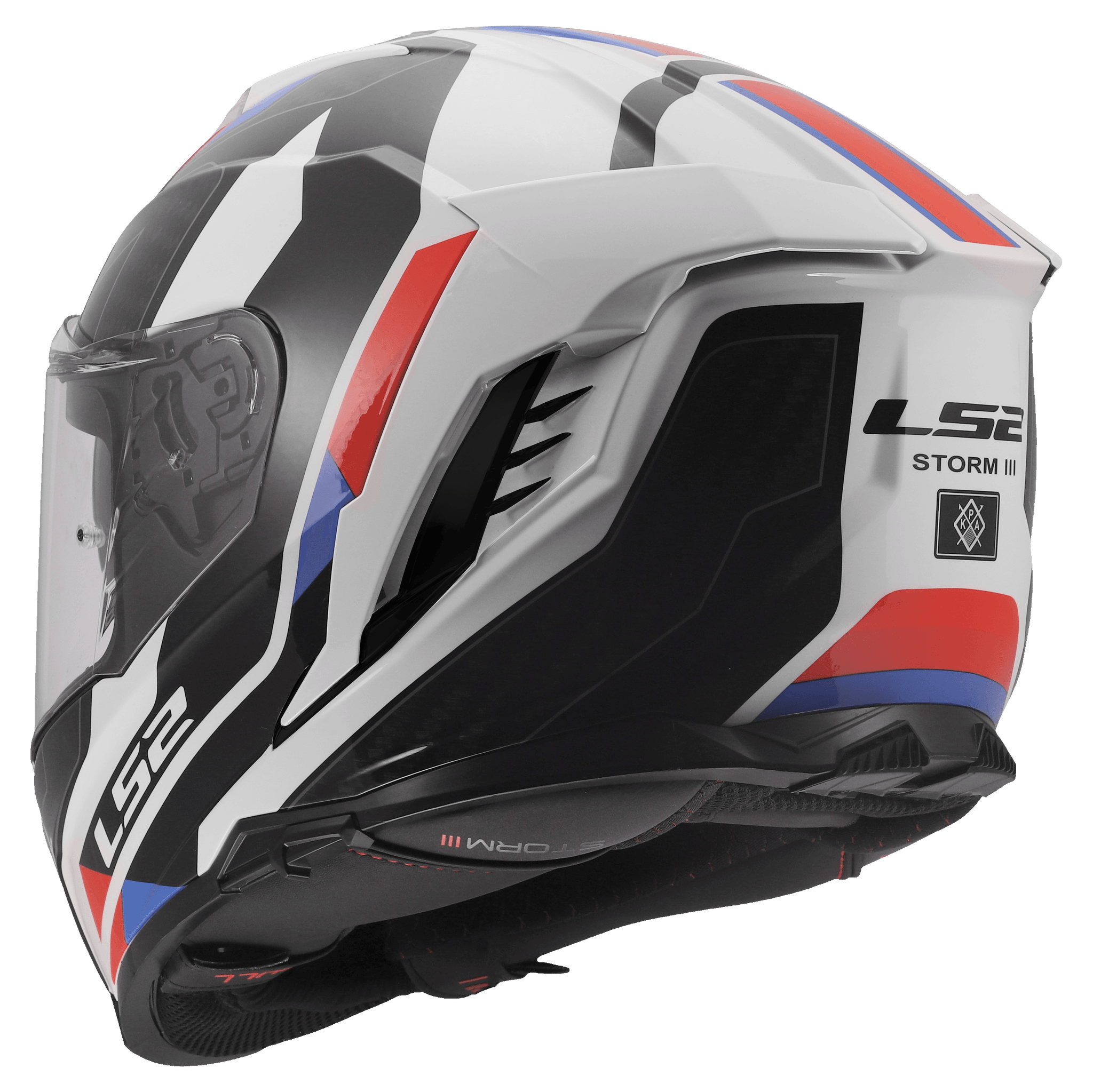 FF818 STORM III SPORTY WHITE BLUE RED