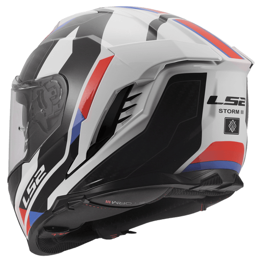 FF818 STORM III SPORTY WHITE BLUE RED
