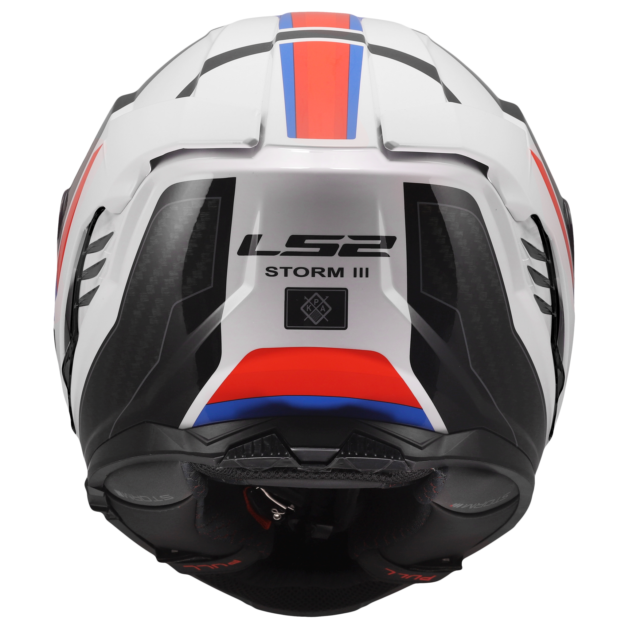 FF818 STORM III SPORTY WHITE BLUE RED