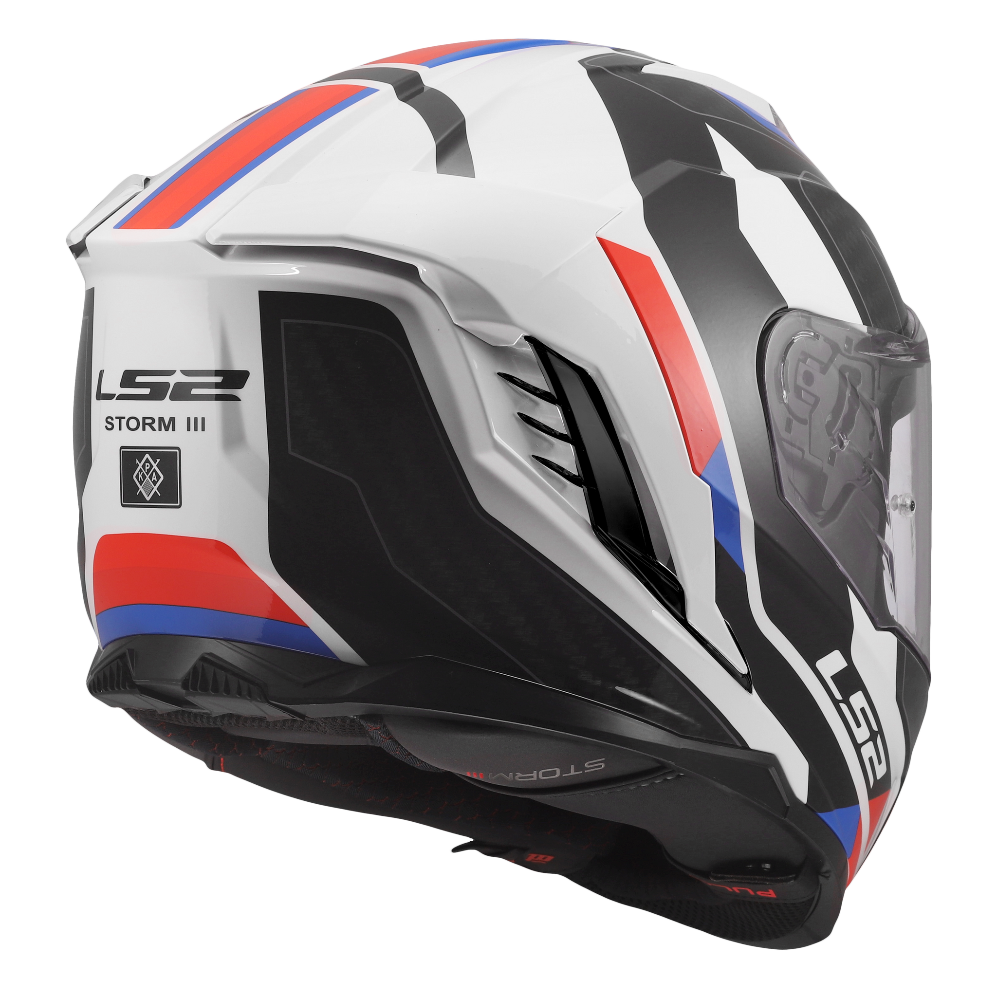 FF818 STORM III SPORTY WHITE BLUE RED
