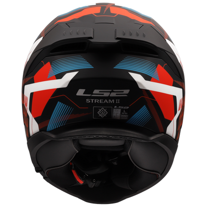 indian ls2 helmet FF320 STREAM II MIKA WHITE BLUE RED-06 – ls2helmetsindia