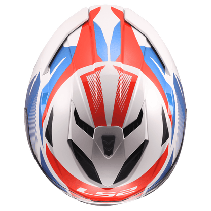 FF818 STORM III KOMAI WHITE BLUE RED
