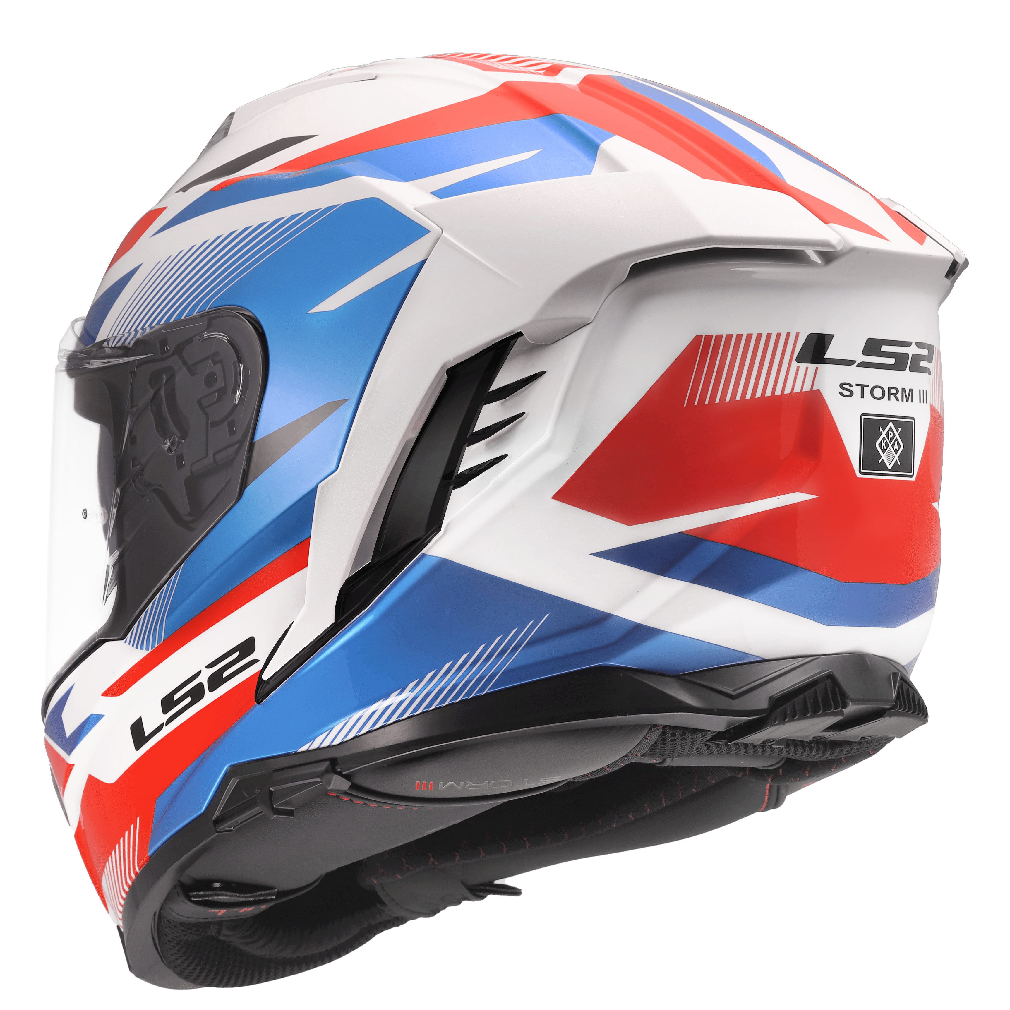 FF818 STORM III KOMAI WHITE BLUE RED