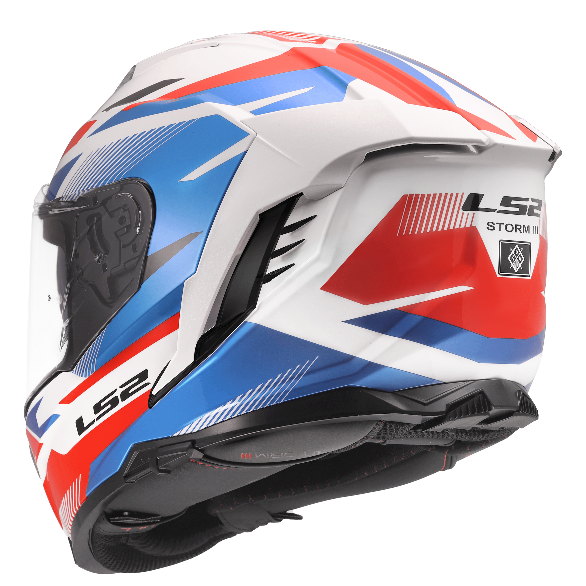 FF818 STORM III KOMAI WHITE BLUE RED