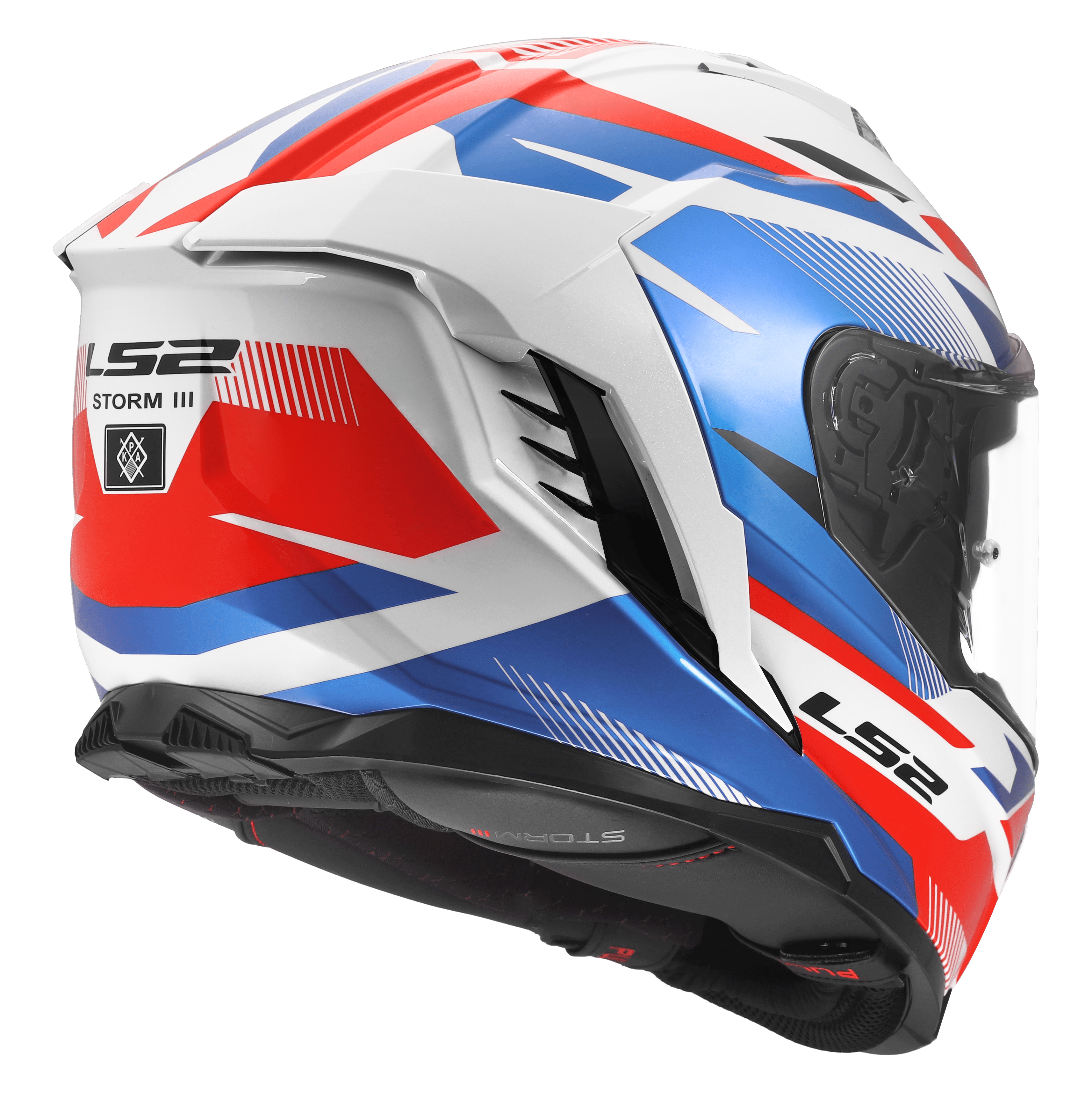 FF818 STORM III KOMAI WHITE BLUE RED