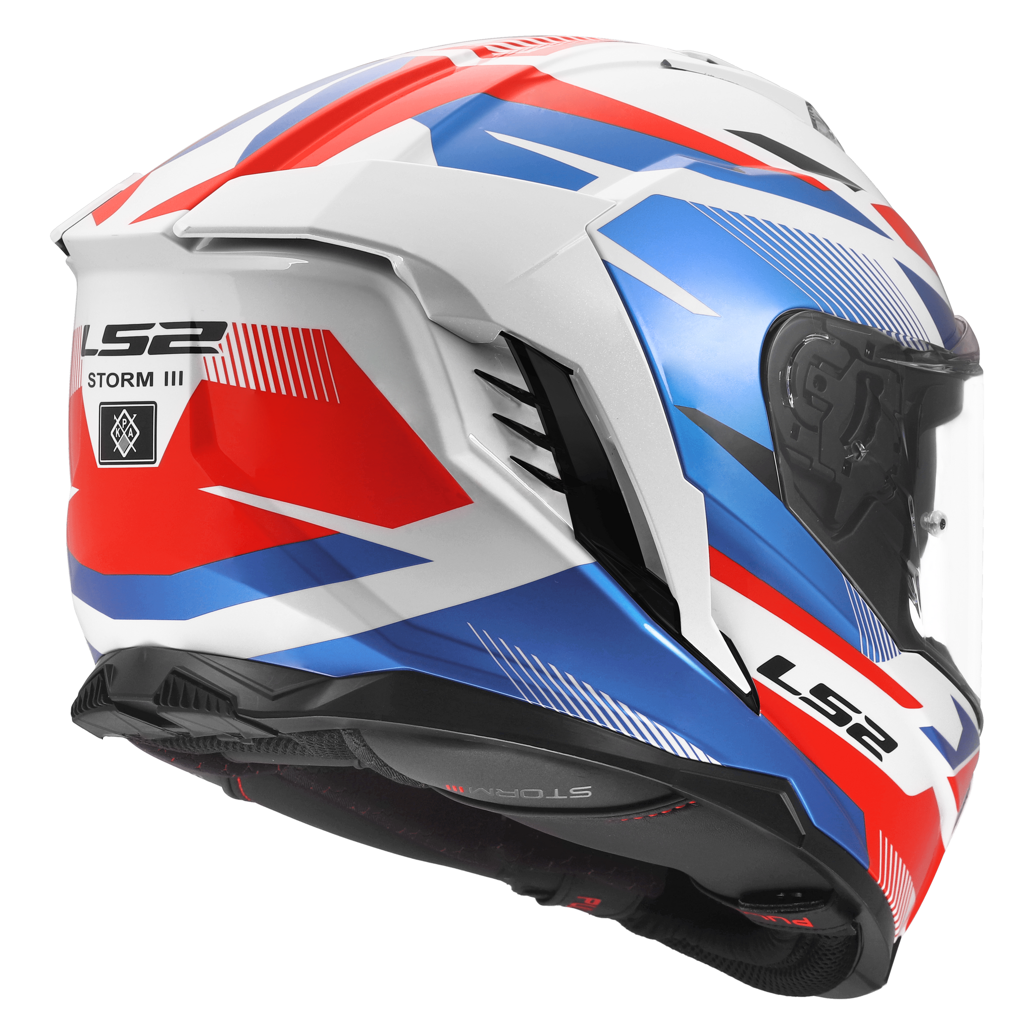 FF818 STORM III KOMAI WHITE BLUE RED