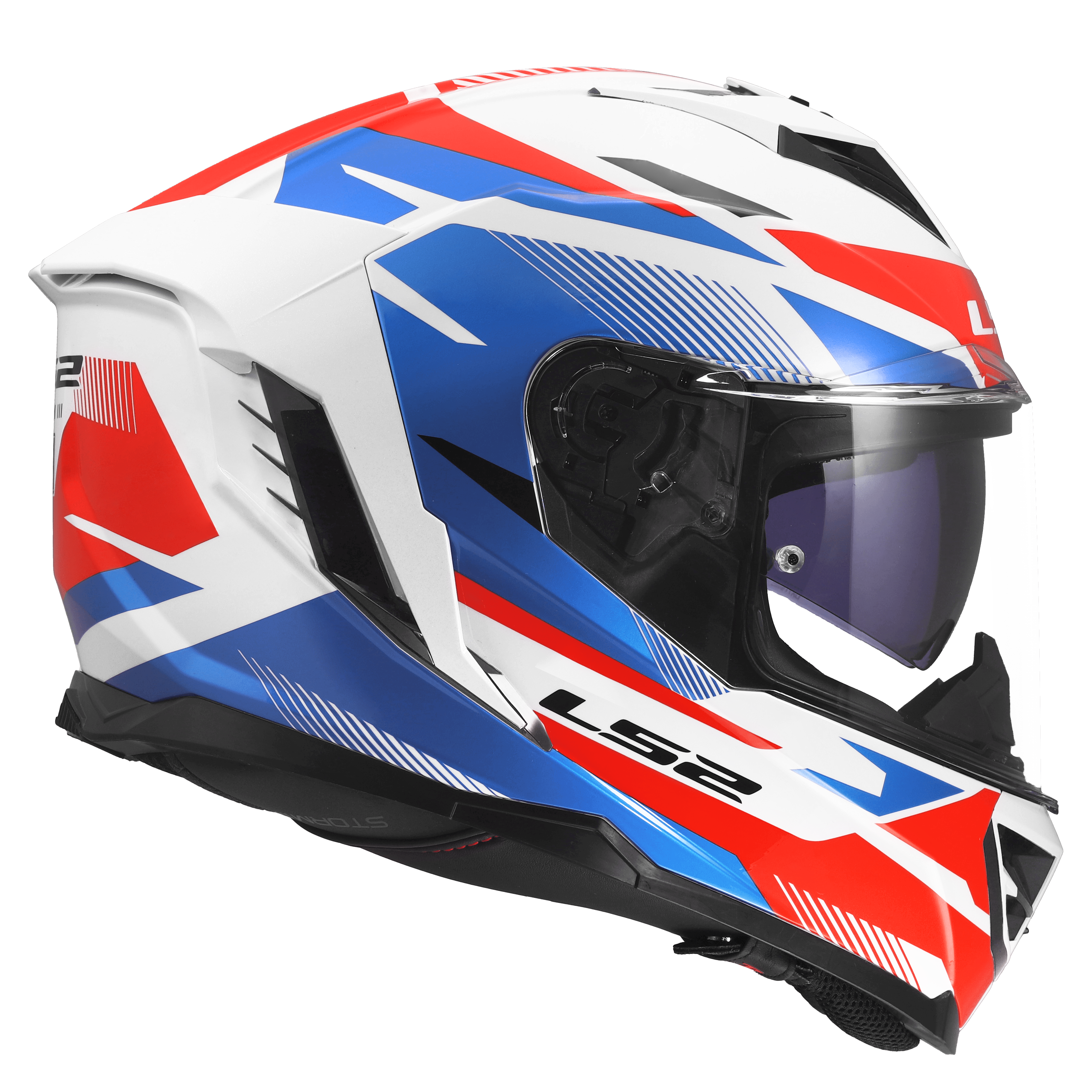 FF818 STORM III KOMAI WHITE BLUE RED