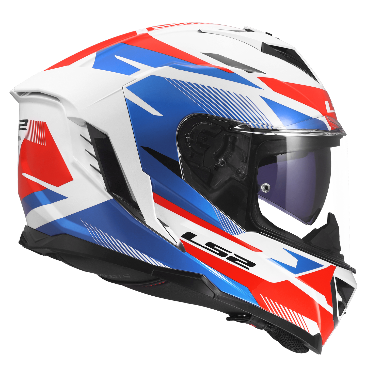FF818 STORM III KOMAI WHITE BLUE RED