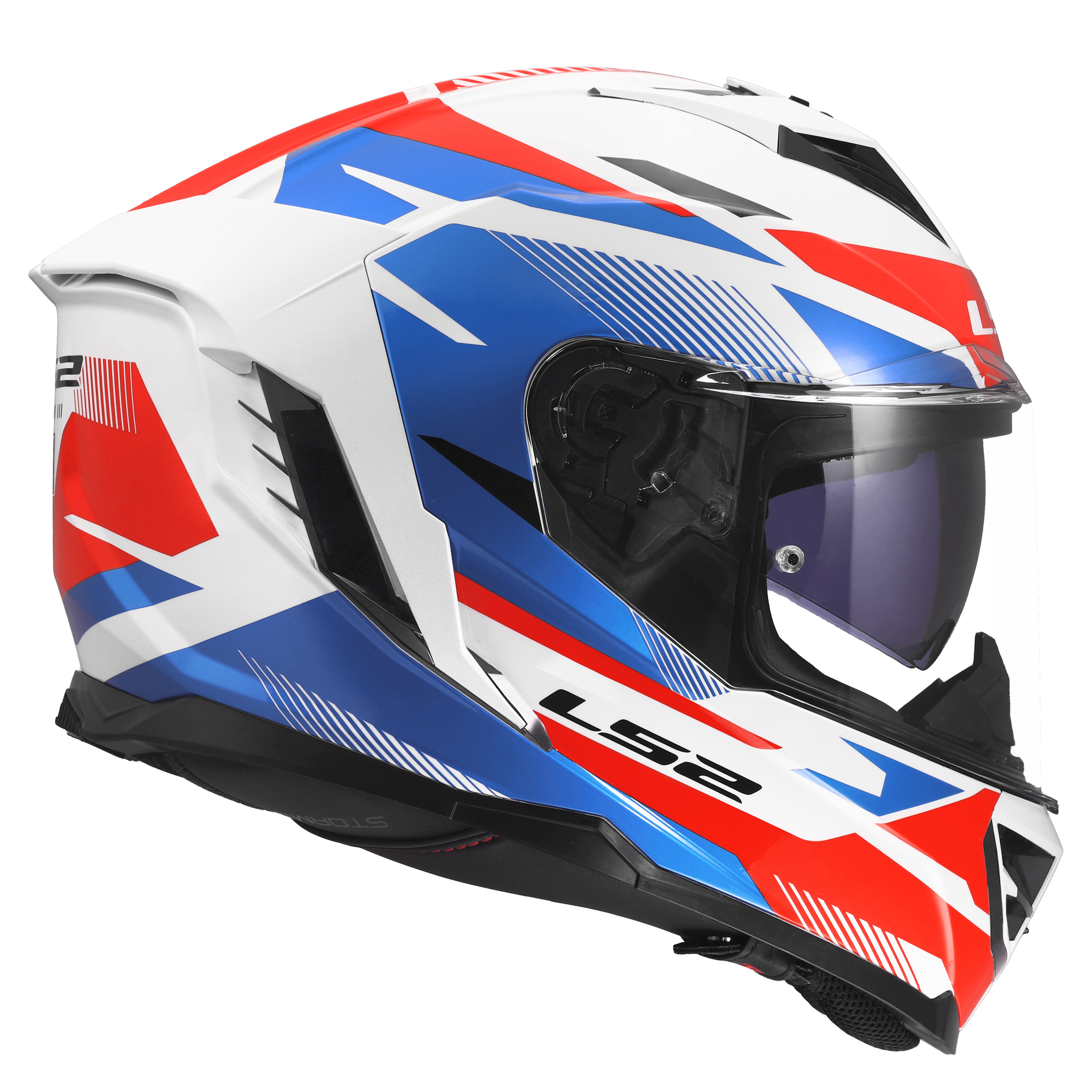 FF818 STORM III KOMAI WHITE BLUE RED