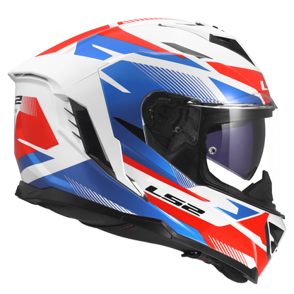 FF818 STORM III KOMAI WHITE BLUE RED